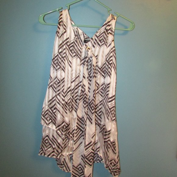 WHBM Shadow Stripe Tunic - Picture 4 of 9